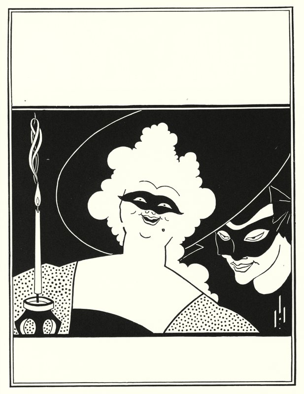 Umschlagdesign für "The Yellow Book," Band I von Aubrey Beardsley