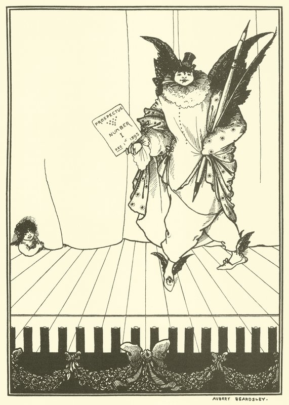 Design für den Prospekt von The Savoy von Aubrey Beardsley