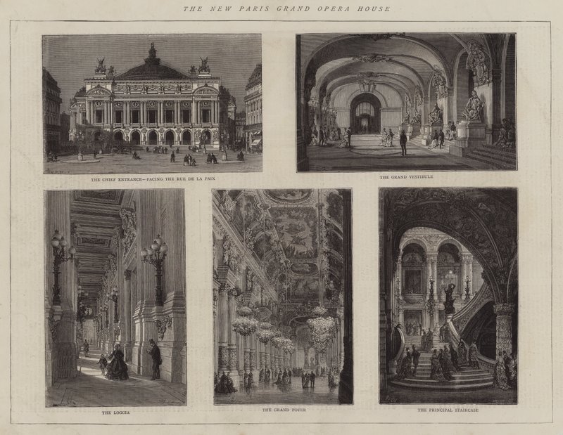 Das neue Pariser Grand Opera House von Auguste Victor Deroy