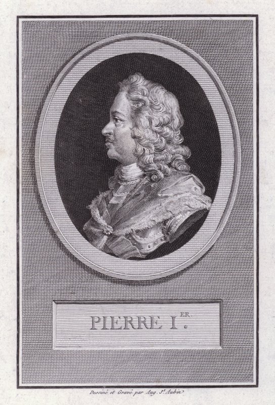 Peter der Große, Zar von Russland von Augustin de Saint Aubin
