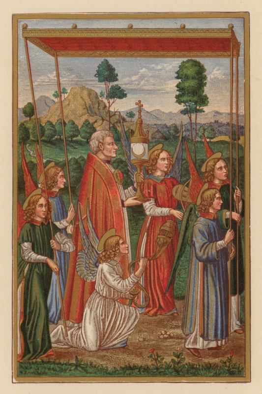 Fest des Leibes Christi (Chromolithographie) von Austrian School