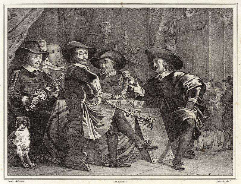 Gouverneure der Bogenschützen-Bürgerwehr, Amsterdam von Bartolomeus van der Helst