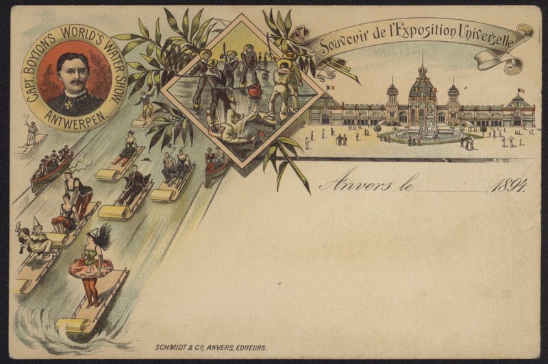 Captain Boytons Weltwassershow, Souvenir der Exposition Internationale d