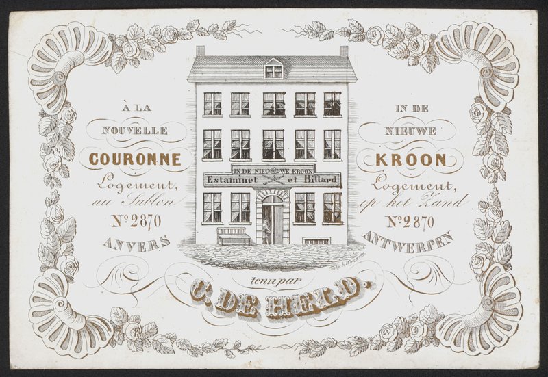 La Nouvelle Couronne, De Nieuwe Kroon, Antwerpen von Belgian School