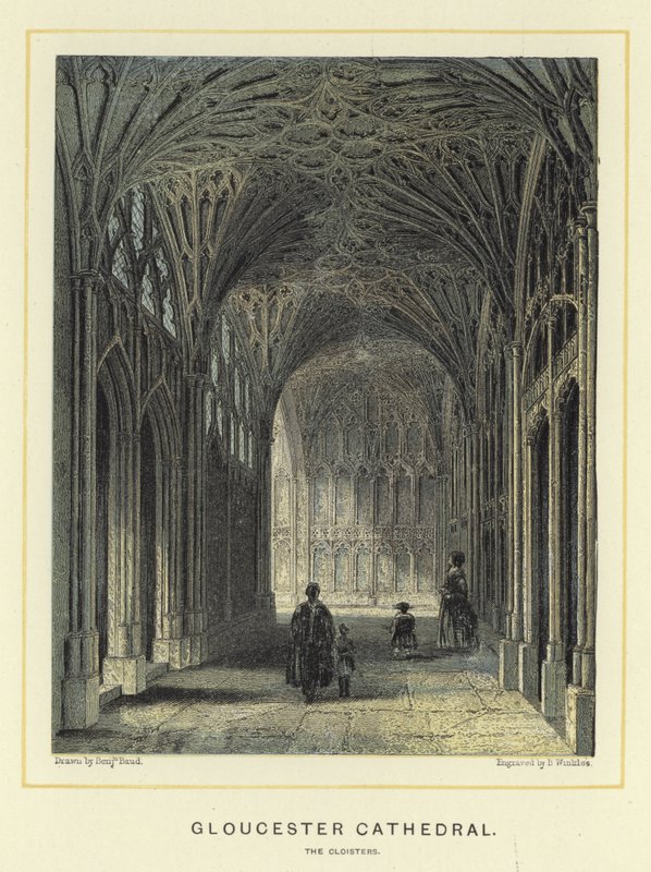 Kathedrale von Gloucester, die Kreuzgänge von Benjamin Baud