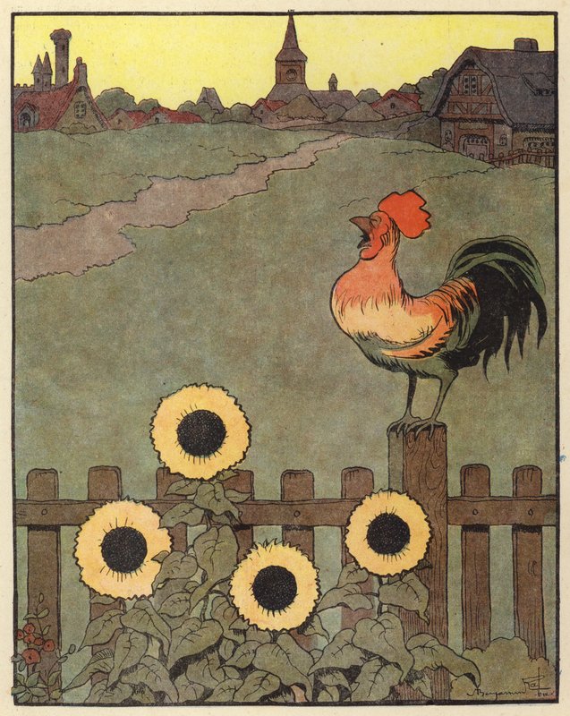 Illustration für Chantecler von Benjamin Rabier von Benjamin Rabier