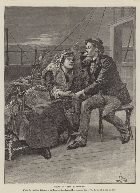 Die Kreuzfahrt der Excelsior, von Bret Harte von Bernard Partridge