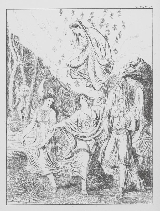Dantes Göttliche Komödie, Purgatorio (Fegefeuer), Platte XXXVII von Bernhard Schuler