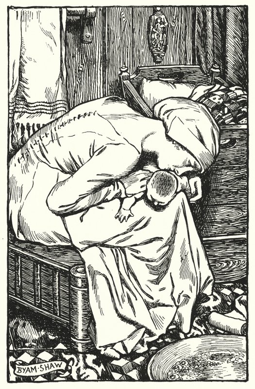 Illustration für The Cloister and The Hearth von Charles Reade von Byam (after) Shaw