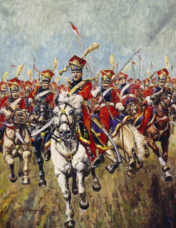 Französischer Kavallerieangriff von C.L. Doughty