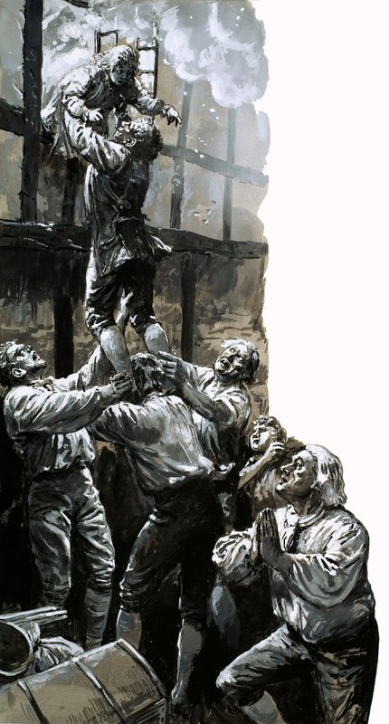 Rettung des jungen John Wesley von C.L. Doughty