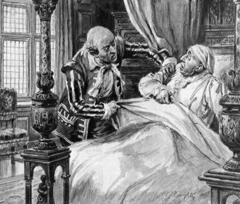 Der Lord Mayor von London, verärgert, geweckt zu werden, was sich als das Große Feuer von London herausstellte von C.L. Doughty