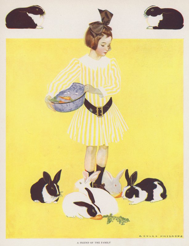 Coles Phillips Mädchen, eine Freundin der Familie von C. Coles Phillips
