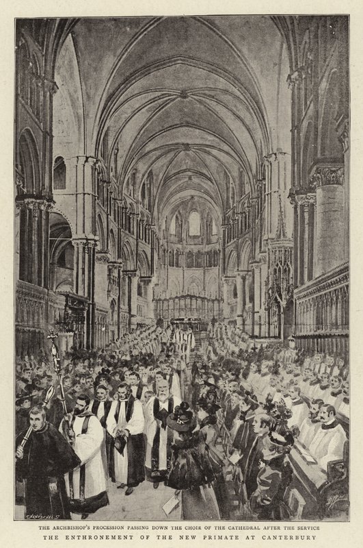 Die Inthronisation des neuen Primas in Canterbury von C. Hentschell