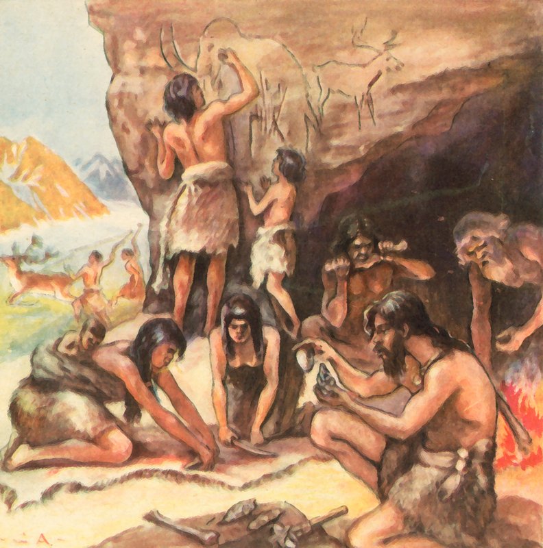 Steinzeit-Familienhöhle von Carl Arriens