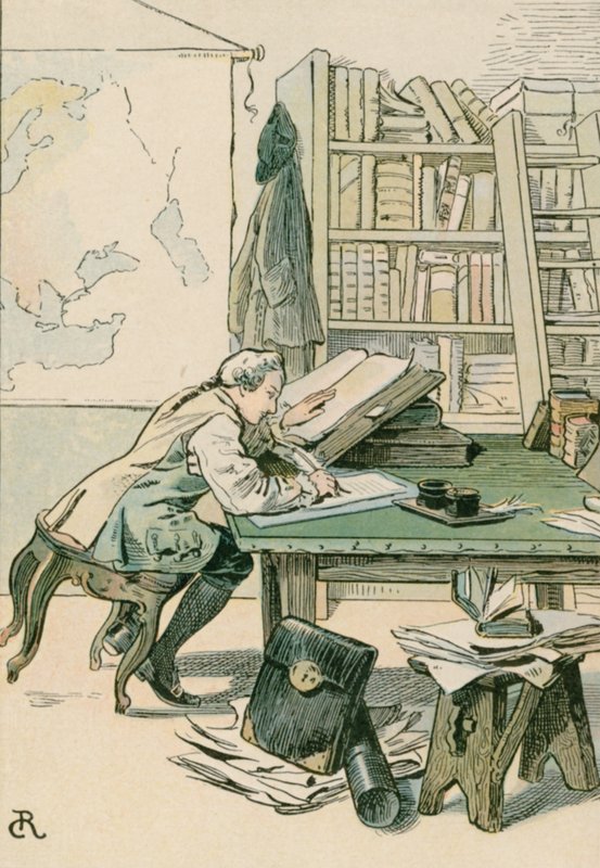 Friedrich der Große (1712-1786) als Kronprinz in Küstrin von Carl Rohling
