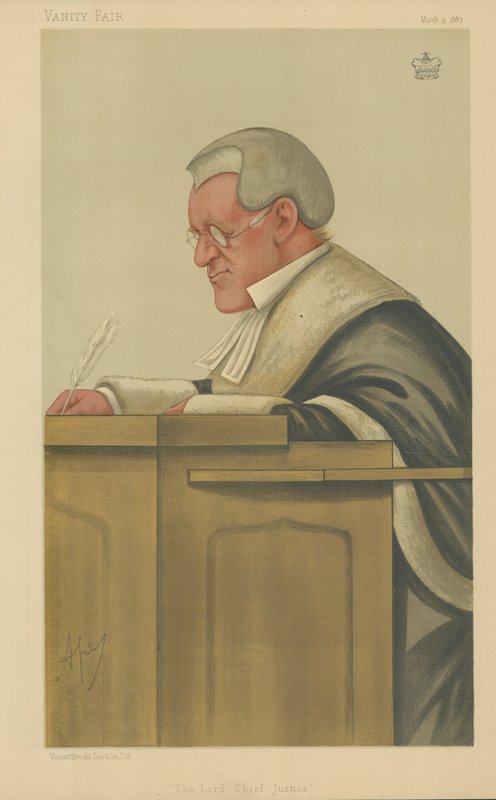 Lord Coleridge von Carlo Pellegrini