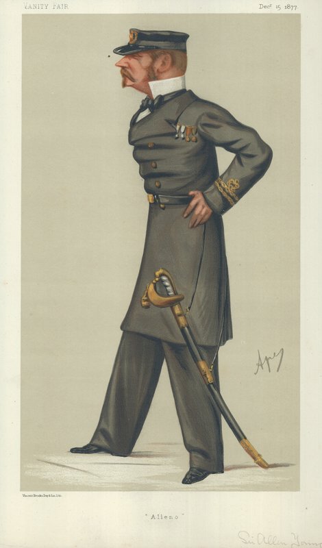 Sir Allen Young, Alleno, 15. Dezember 1877, Vanity Fair Karikatur von Carlo Pellegrini