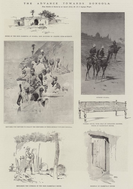Der Vormarsch nach Dongola von Charles Auguste Loye