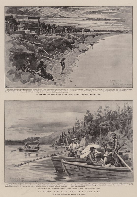 Nach Yukon und zurück, Skizzen aus dem Leben von Charles Edwin Fripp