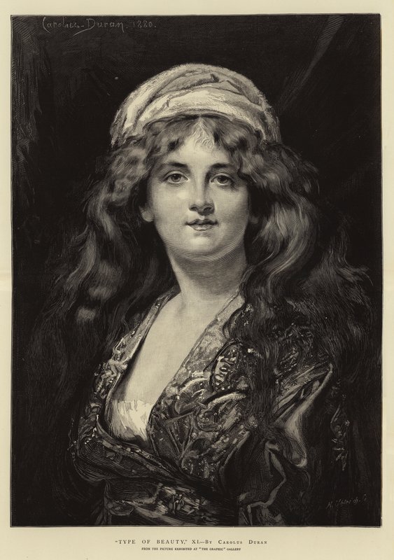 Schönheitstyp, XI von Charles Emile Auguste Carolus Duran