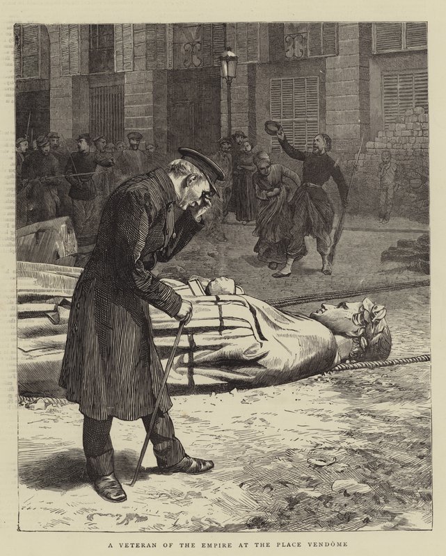 Ein Veteran des Reiches am Place Vendome von Charles Green