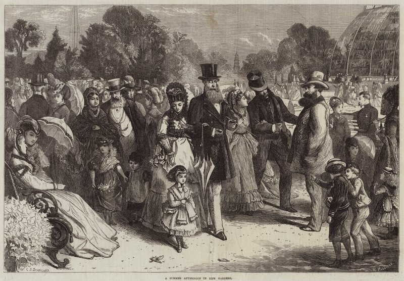 Ein Sommernachmittag in den Kew Gardens von Charles J. Staniland