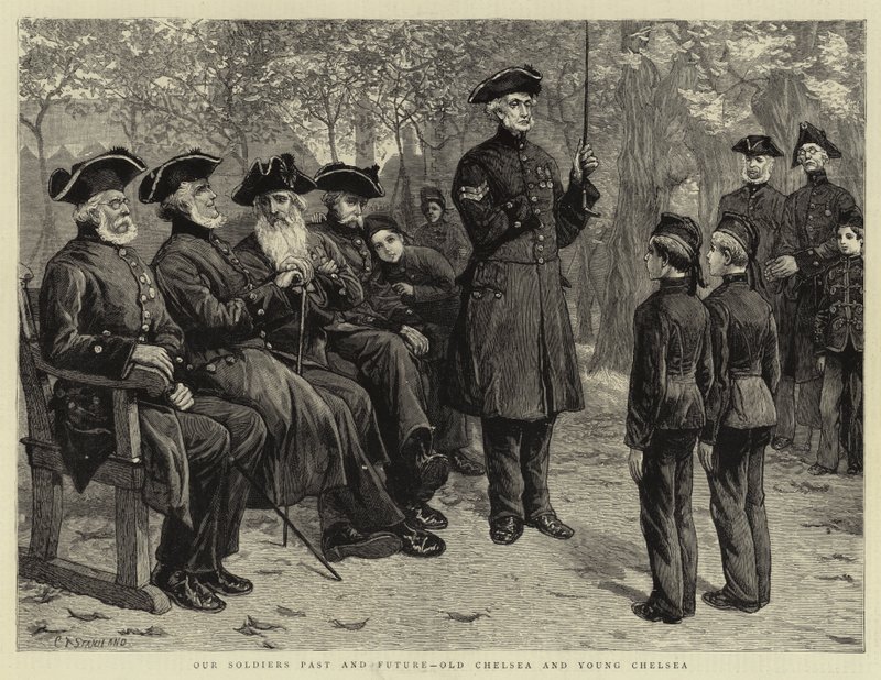 Unsere Soldaten Vergangenheit und Zukunft, Alt-Chelsea und Jung-Chelsea von Charles J. Staniland