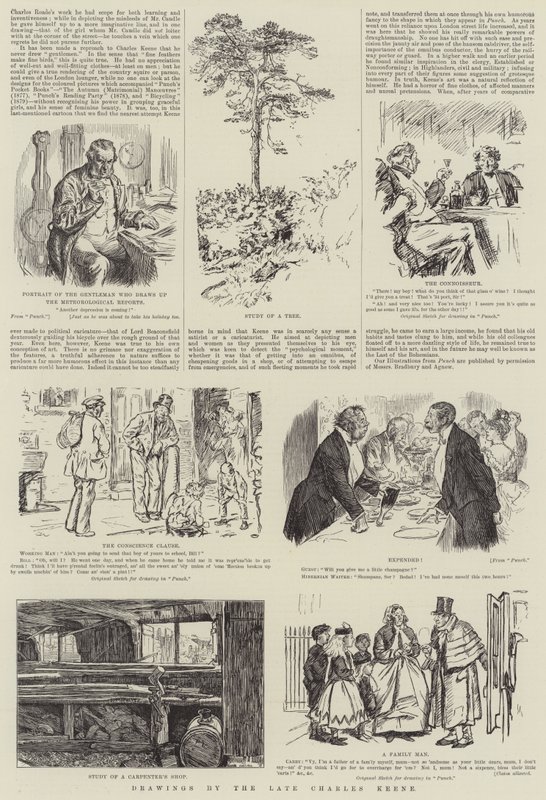 Zeichnungen des verstorbenen Charles Keene von Charles Keene