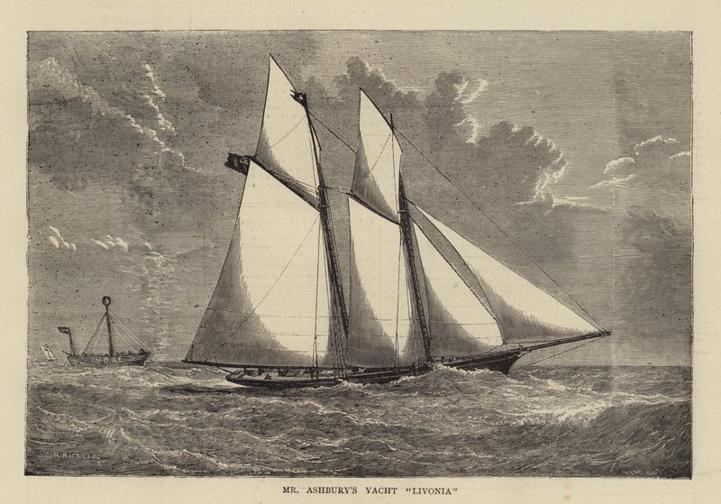 Herr Ashburys Yacht Livonia von Charles Ricketts