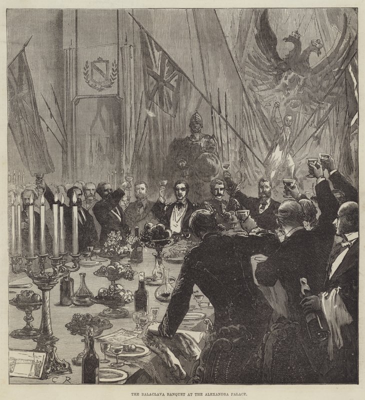 Das Balaklawa-Bankett im Alexandra Palace von Sir John Charles Robinson