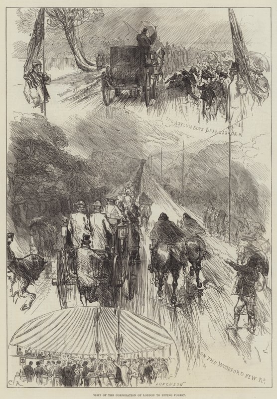 Besuch der Corporation of London im Epping Forest von Sir John Charles Robinson