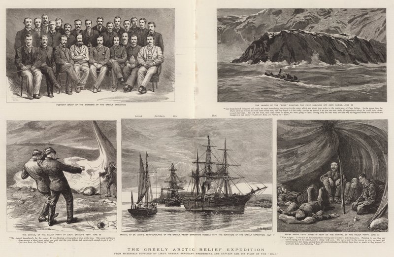 Die Greely-Arktis-Entlastungsexpedition von Charles William Wyllie
