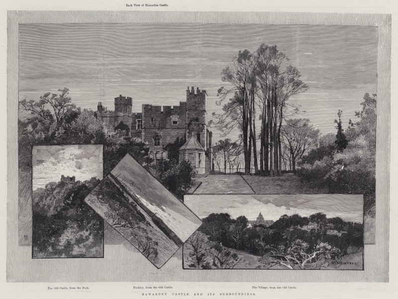 Das Leben von William Ewart Gladstone, Hawarden Castle und seine Umgebung von Charles Auguste Loye