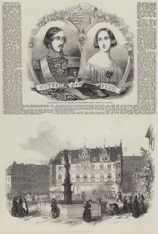 Der Besuch Ihrer Majestät in Deutschland von Charles Baugniet