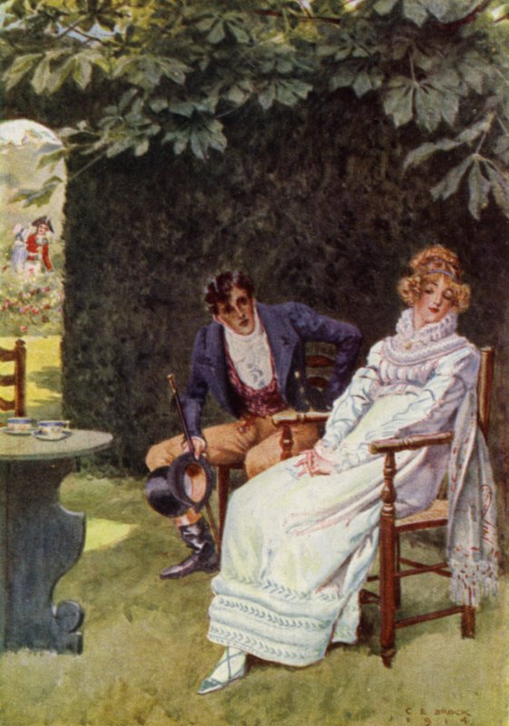 Illustration für Der Amateur Gentleman von Jeffery Farnol von Charles Edmund (after) Brock