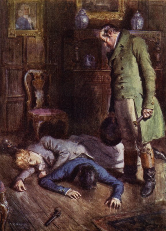 Illustration für Der Amateur Gentleman von Jeffery Farnol von Charles Edmund (after) Brock