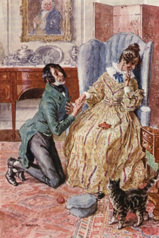 Illustration für Die Pickwickier von Charles Dickens von Charles Edmund (after) Brock