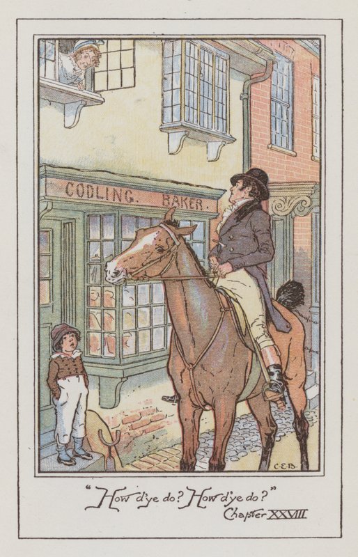 Illustration für Emma von Jane Austen von Charles Edmund Brock