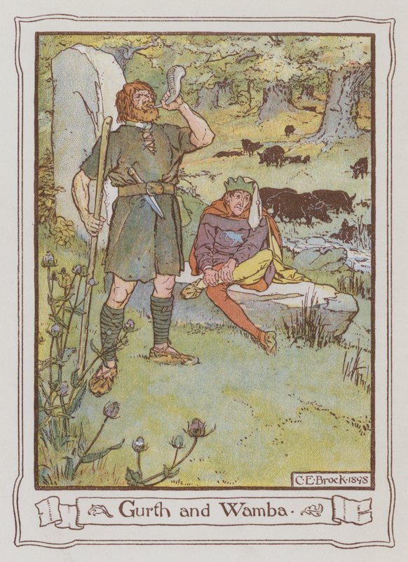 Illustration für Ivanhoe von Sir Walter Scott von Charles Edmund Brock