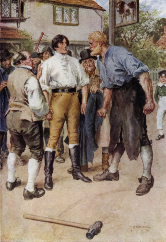 Illustration für The Broad Highway a Romance of Kent von Charles Edmund Brock
