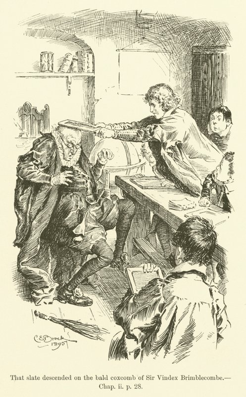 Illustration für Westward Ho! von Charles Kingsley von Charles Edmund Brock