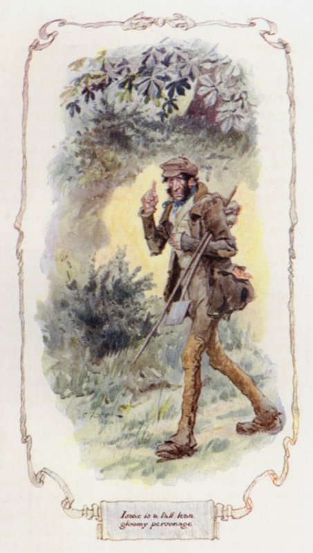 Isaac ist eine große, magere, düstere Gestalt von Charles Edmund Brock