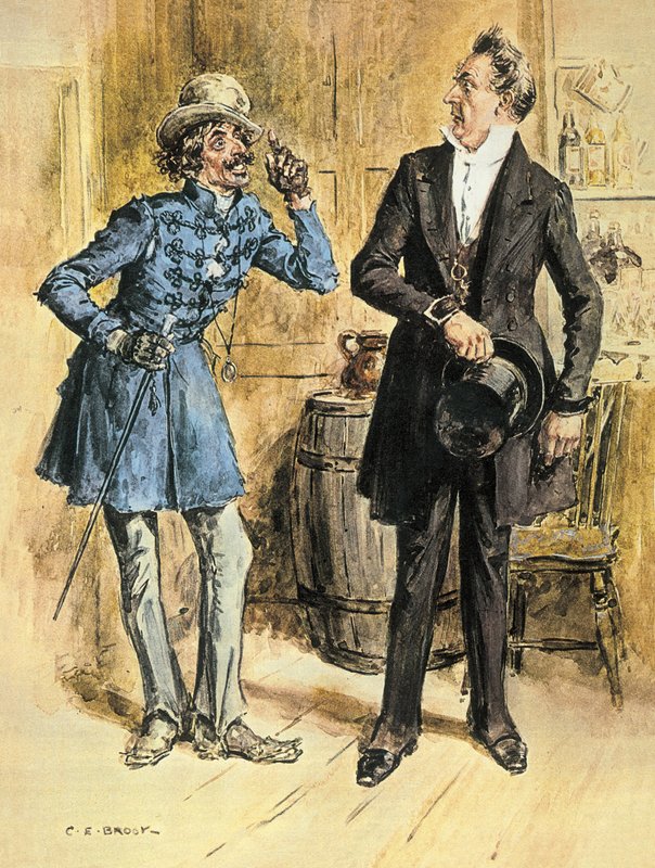 Die Heuchelei von Mr. Pecksniff von Charles Edmund Brock