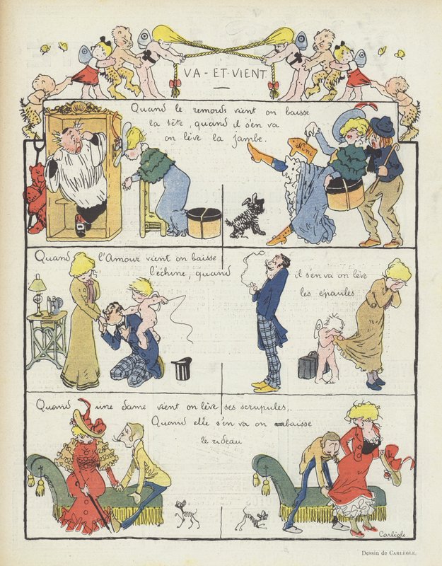 Illustration für Le Rire von Charles Emile Egli
