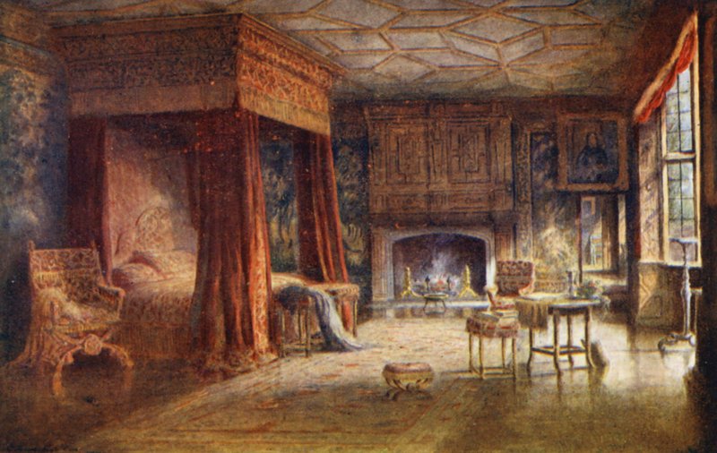 Knole House: Spangled Schlafzimmer von Charles Essenhigh Corke