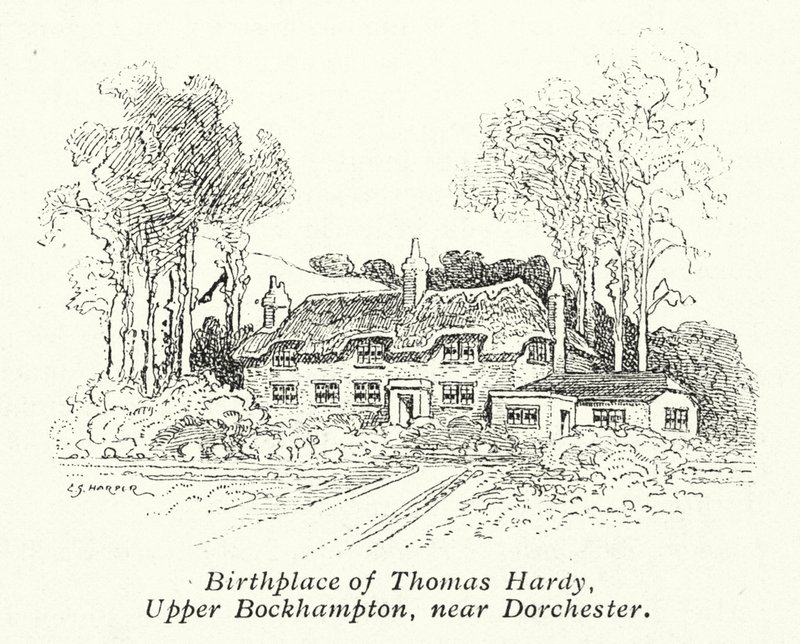 Geburtsort von Thomas Hardy, Upper Bockhampton, in der Nähe von Dorchester von Charles George Harper
