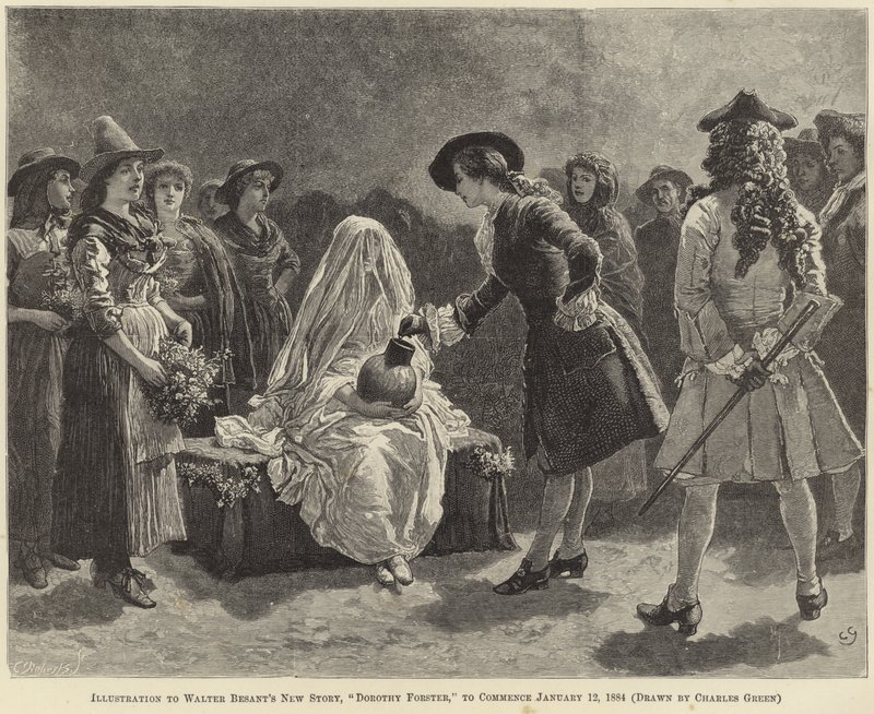 Illustration zu Dorothy Forster von Walter Besant von Charles Green