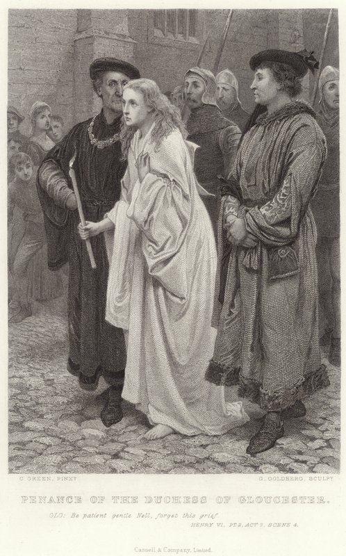 Buße der Herzogin von Gloucester, Heinrich VI, Teil 2, Akt 2, Szene 4 von Charles Green