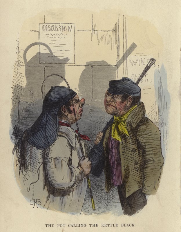 Der Topf nennt den Kessel schwarz von Charles Henry Bennett